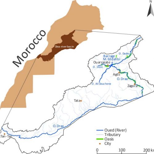 Salidraa research project Draa River Basin salinization sustainable water use Marocco